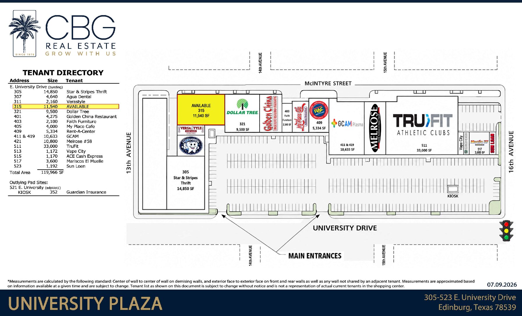 byeding-University Plaza