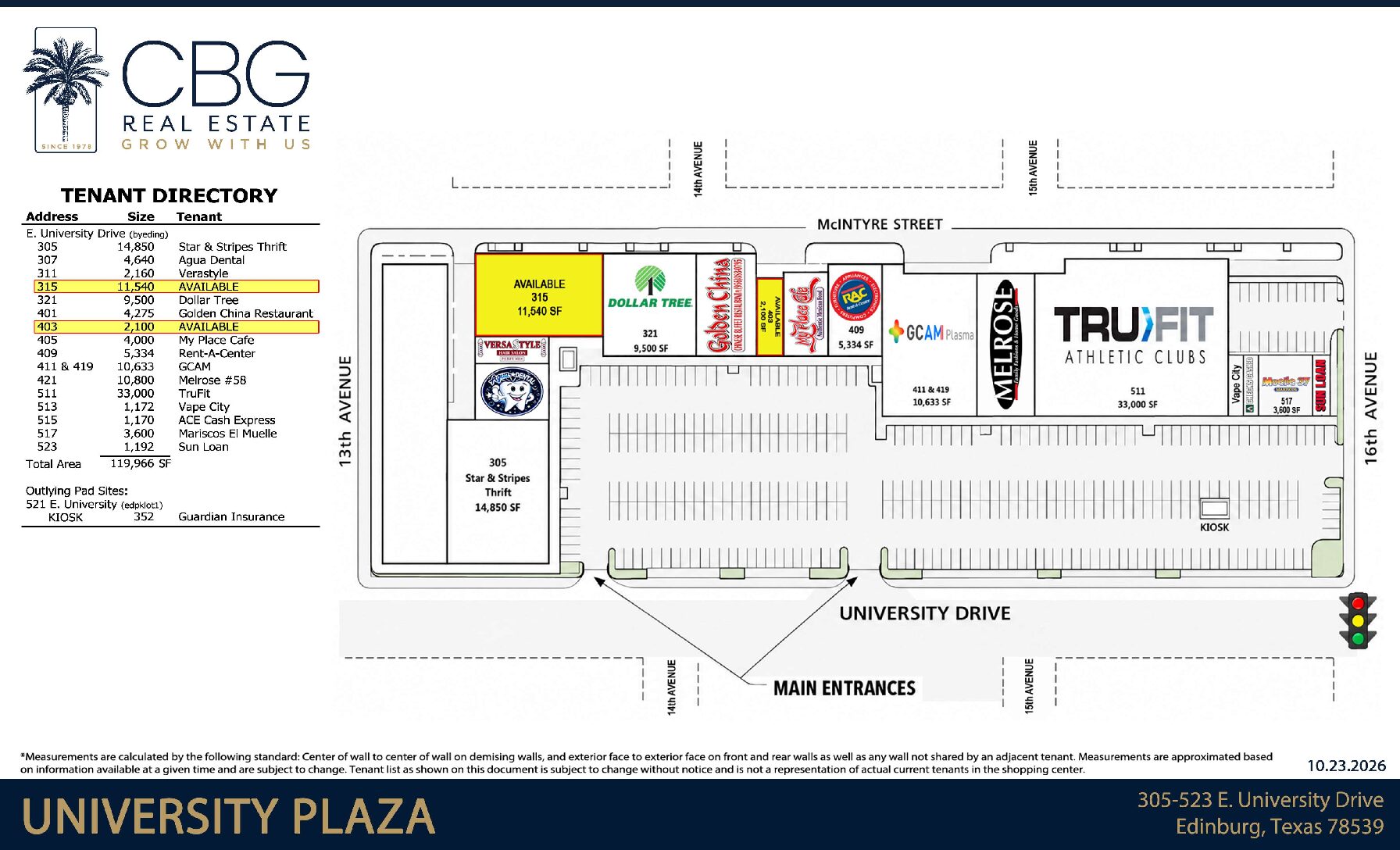 byeding-University Plaza